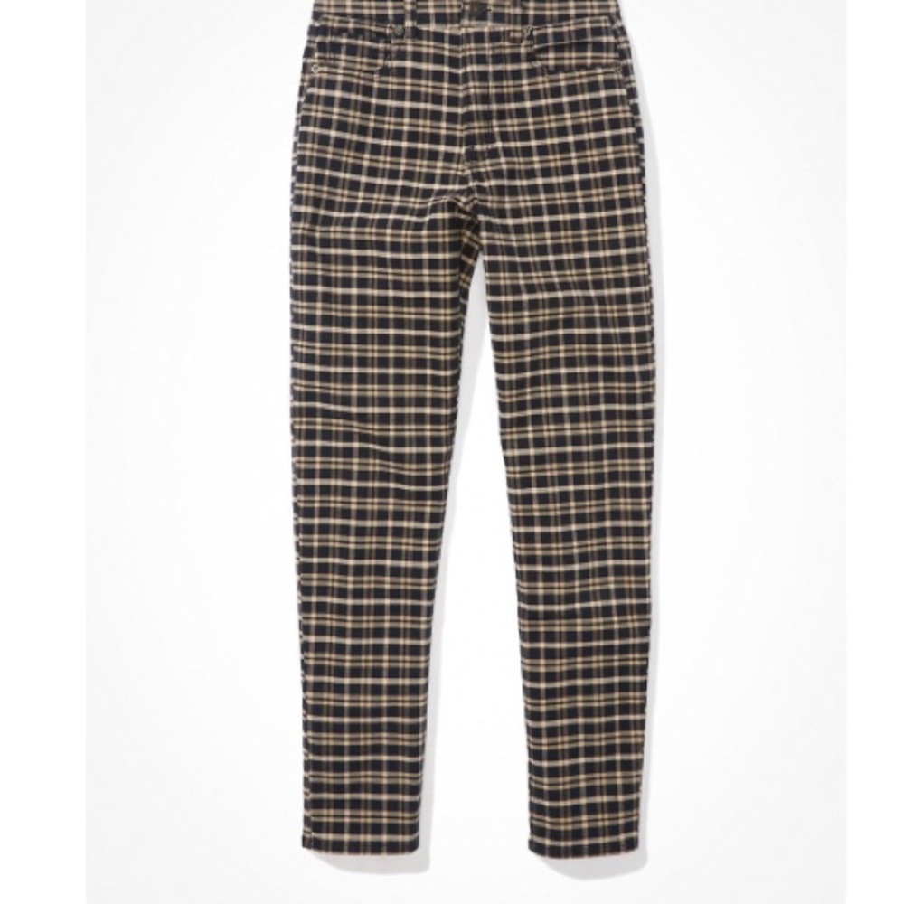 American Eagle Outfitters Plaid Mom Pants